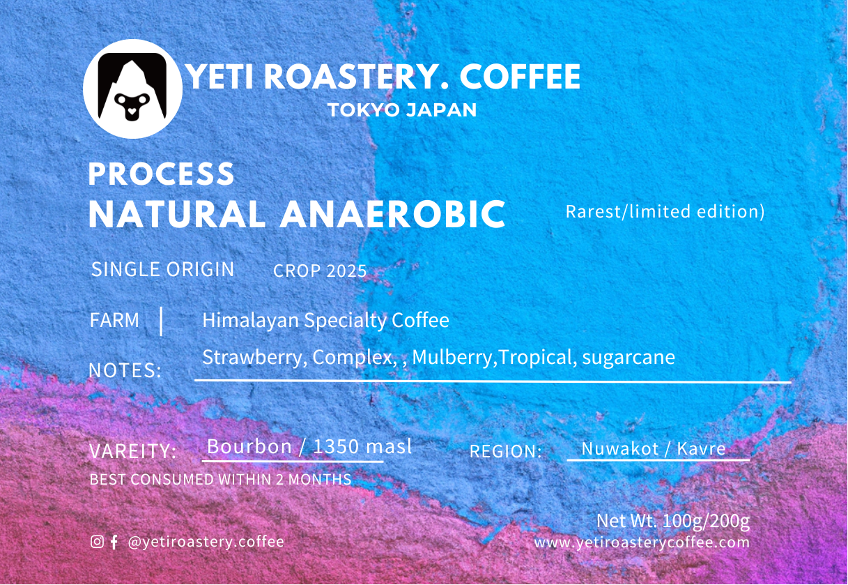 Natural Anaerobic / Season's first harvested lot (Wholesale)